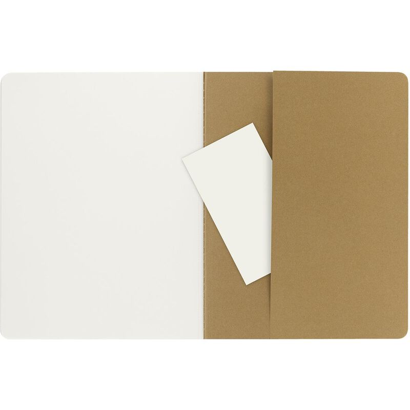 Moleskine Cahier Journals XL Kraft Brown Plain image number 3